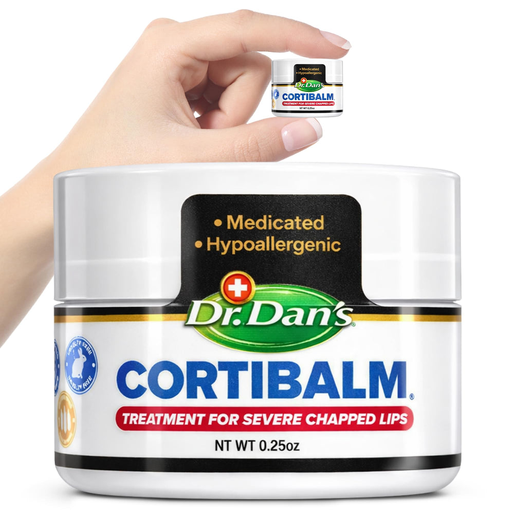 Dr. Dan's jar front showing seal and brand for reliable topical care
