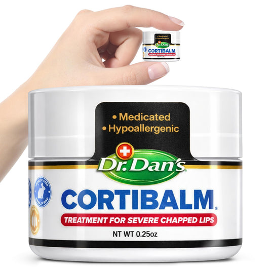 Dr. Dan's jar front showing seal and brand for reliable topical care