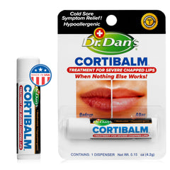 Dr. Dan's tube next to credit card for size comparison and travel convenience
