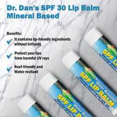 Dr. Dan's open cap and balm texture highlighting smooth, non-greasy finish