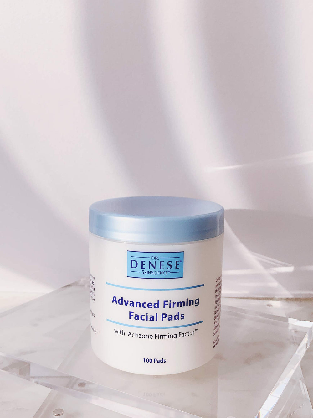 Dr. Denese pad soaked with solution highlighting active delivery