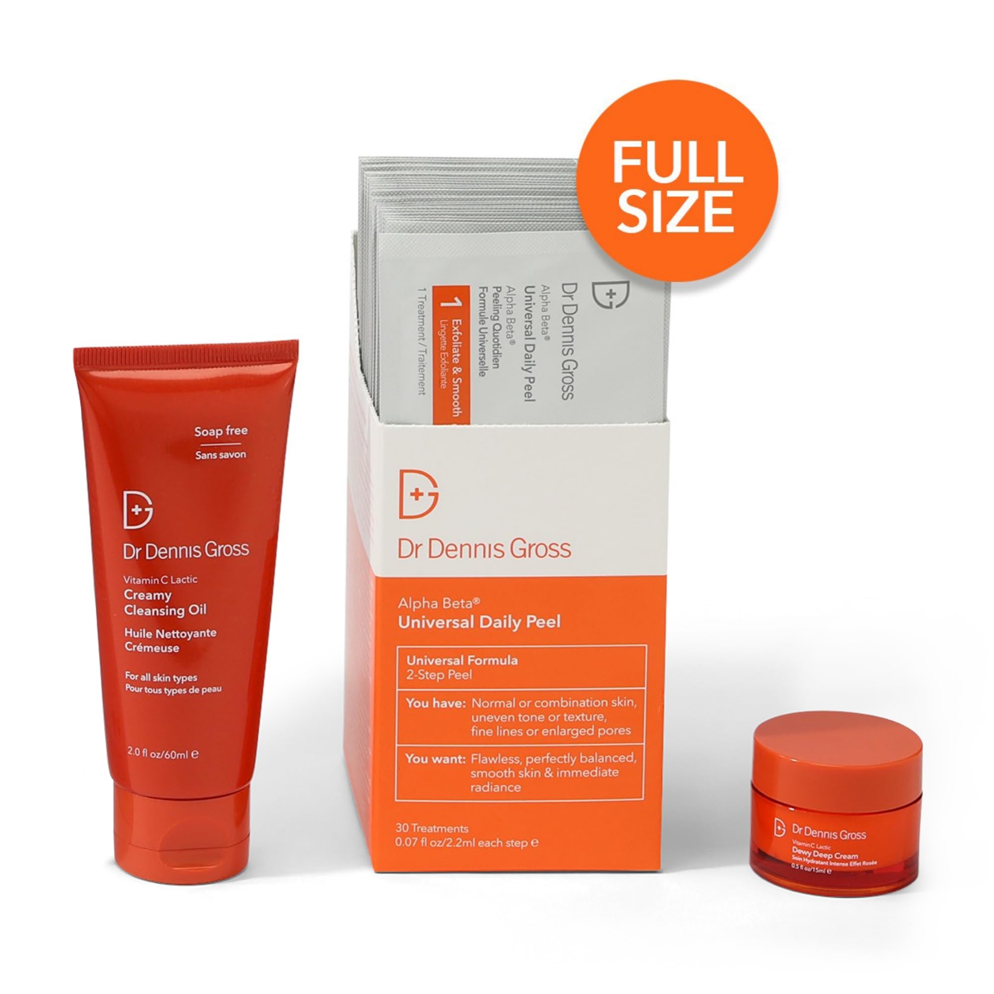 Dr Dennis Gross Alpha Beta peel close-up showing precise applicator benefit