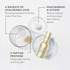 Dr Dennis Gross serum texture close-up demonstrating lightweight hydrating finish