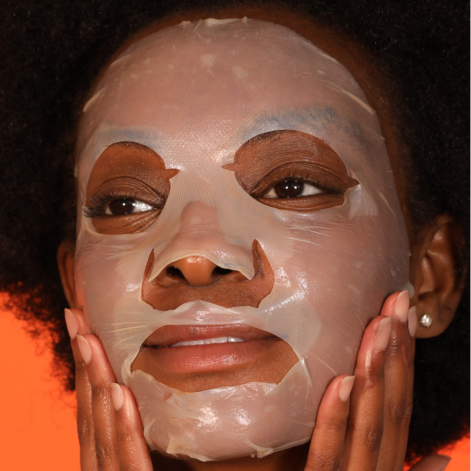 Dr Dennis Gross mask on bathroom vanity suggesting at-home brightening ritual