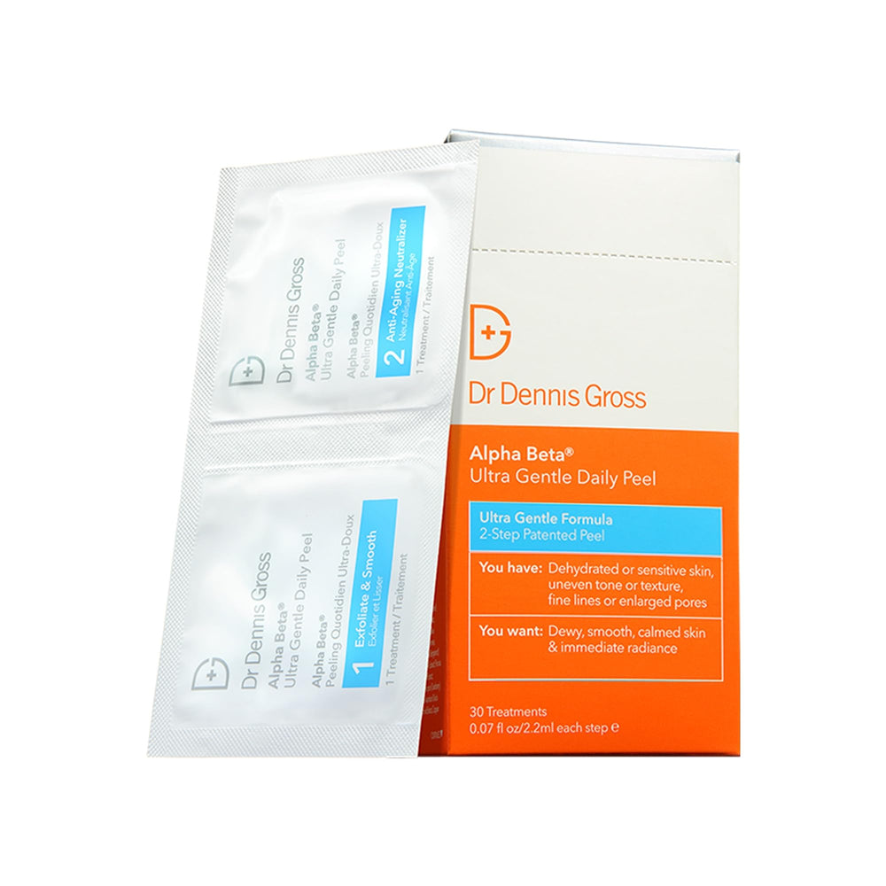 Dr. Dennis Gross front packaging showing clean clinical design and reassurance