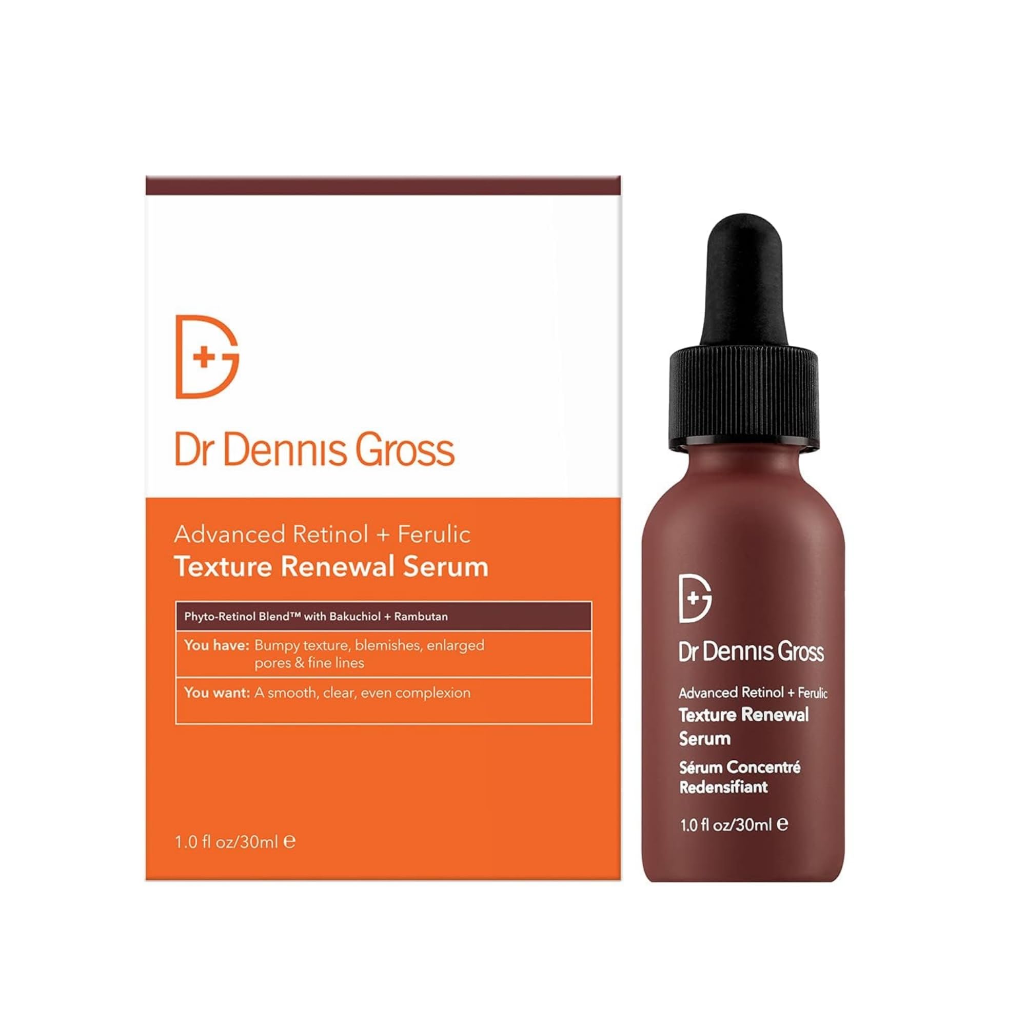 Dr Dennis Gross serum on morning vanity lifestyle scene showing radiant routine benefit