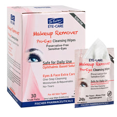 Dr. Fischer front packaging showing clean, travel-ready 30-count wipes