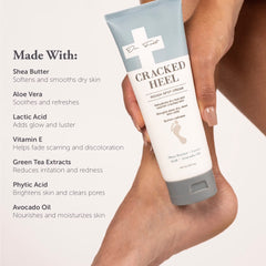 Dr. Foot with shea butter ingredient visual highlighting deep hydration