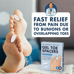 Dr. Frederick's close-up gel texture demonstrating soft cushioning
