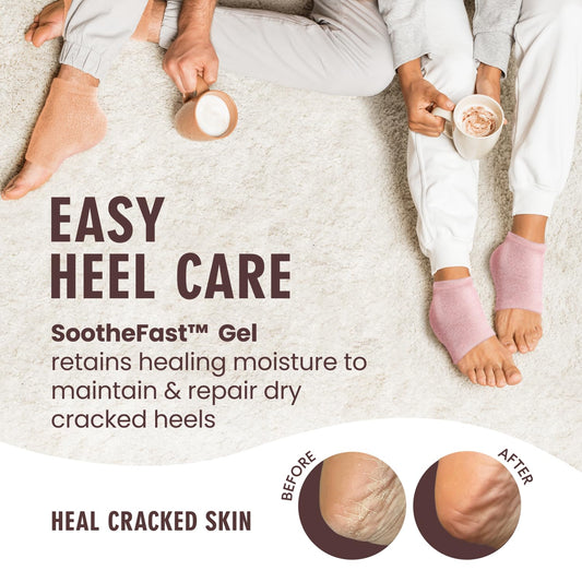 Dr. Frederick's gel lining close-up showing infused oils and moisturizing action