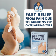 Dr. Frederick's close-up of gel texture highlighting soft comfortable cushioning