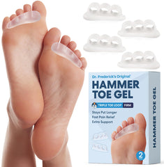Dr. Frederick's Original front packaging showing two pairs and clear gel design for discreet comfort