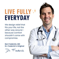 Dr. Frederick's two pairs arranged as a gift idea showing presentable packaging