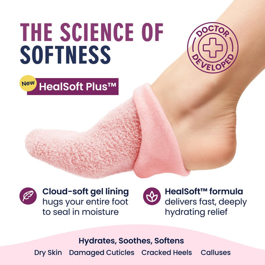 Dr. Frederick's close-up of HealSoft Plus gel lining showing nourishing inner layer