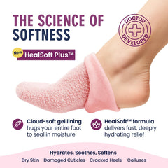 Dr. Frederick's close-up of HealSoft Plus gel lining showing nourishing inner layer
