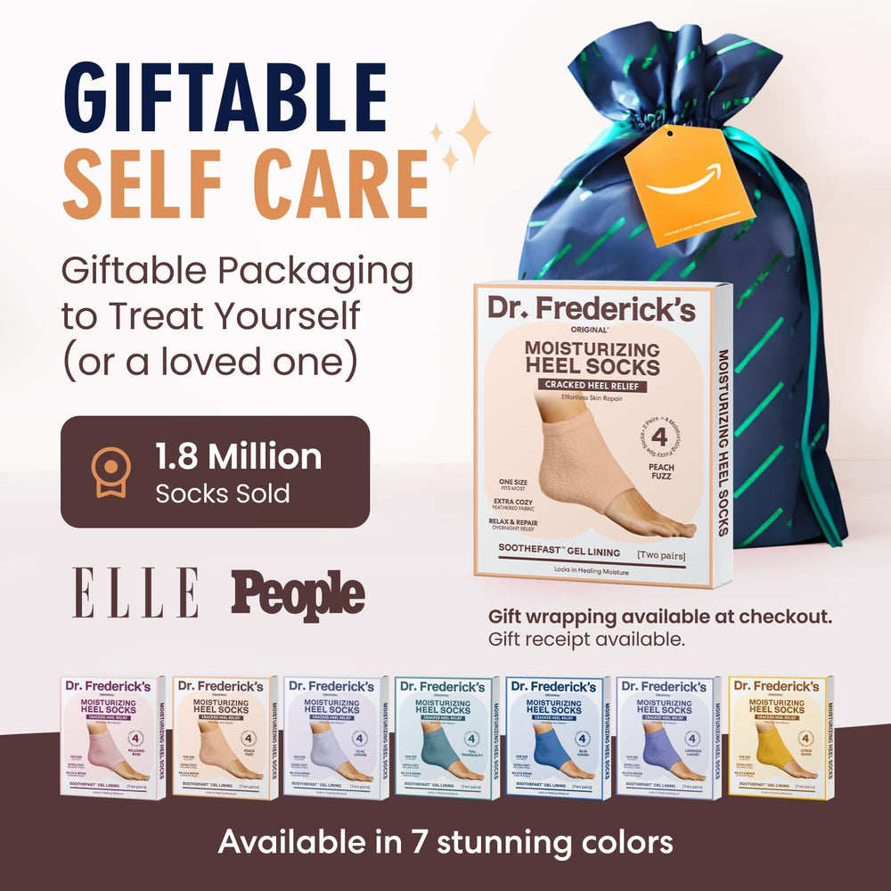 Dr. Frederick's two pairs laid flat highlighting rotation and durability