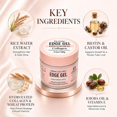 R&B Collection Dr. Girls used on braids to smooth flyaways and refine parting