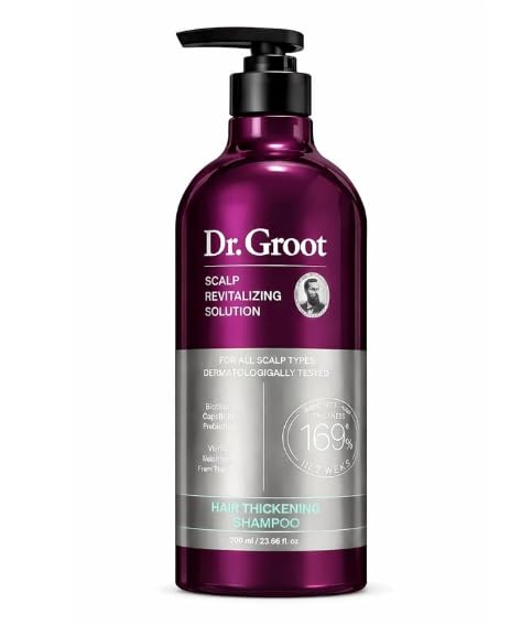 Dr Groot front bottle showing full-size 700 ml and clear labeling for value