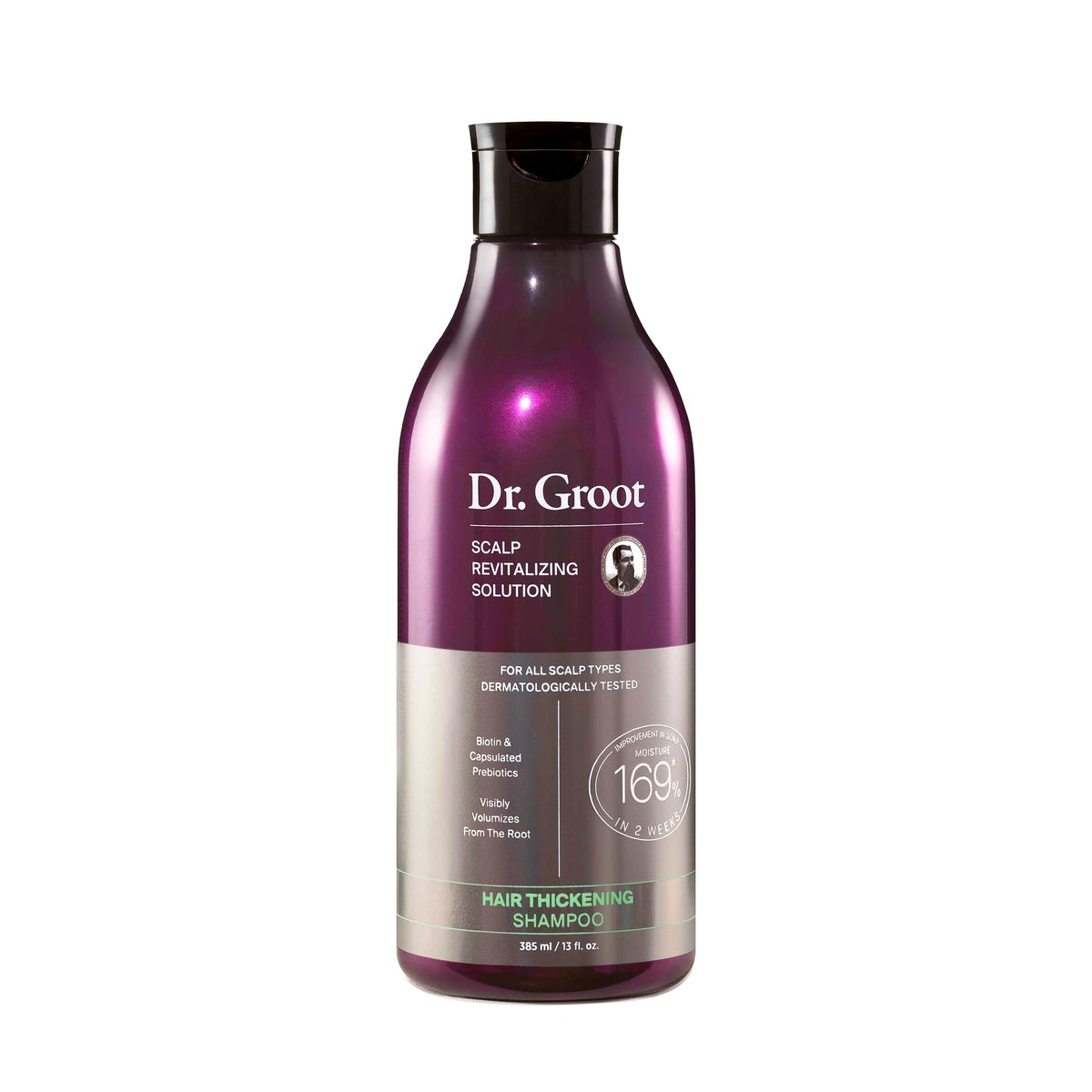Dr. Groot front packaging showing product and volumizing benefit