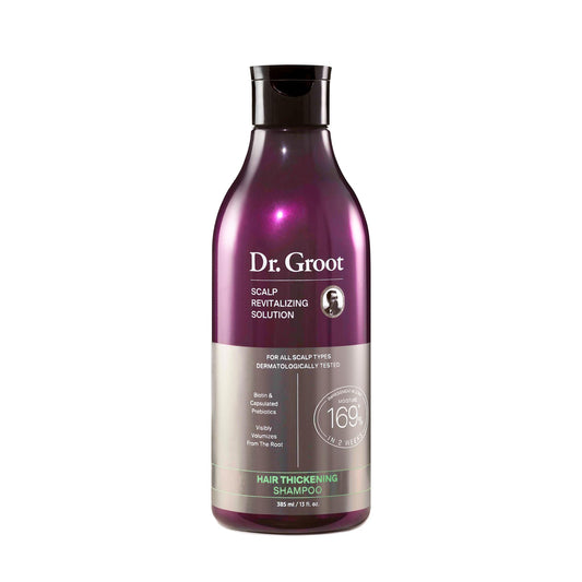 Dr. Groot front packaging showing product and volumizing benefit