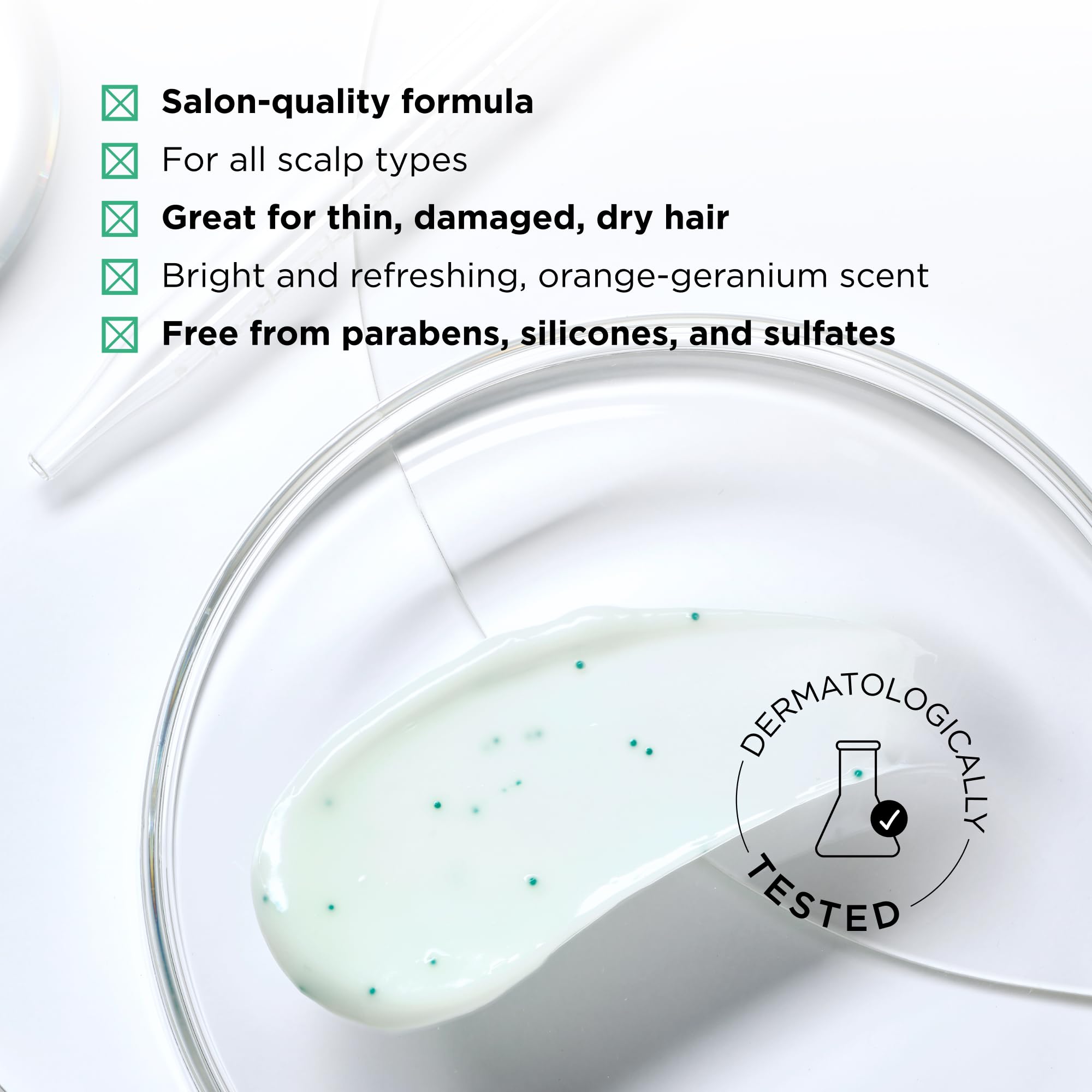 Dr. Groot conditioner being dispensed showing easy-use benefit
