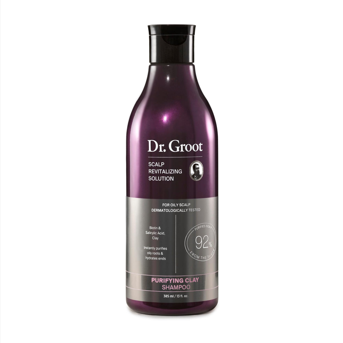 Dr. Groot front bottle shot showing packaging and brand clarity benefit
