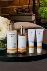 Dr. Hauschka botanical ingredients close-up suggesting natural support