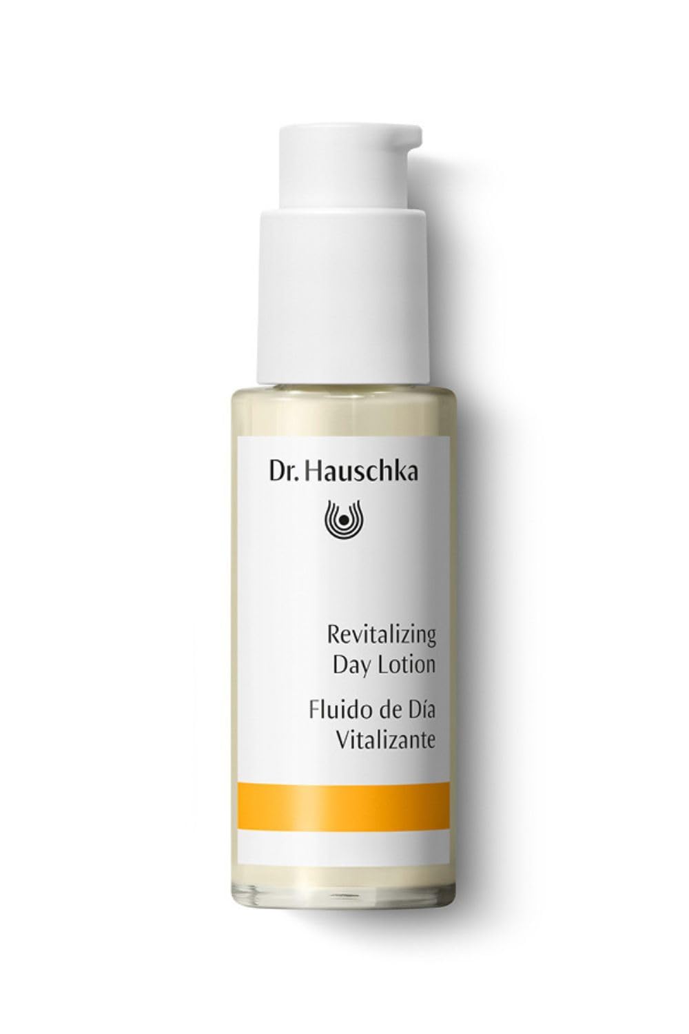 Dr. Hauschka front packaging showing lotion bottle and brand clarity