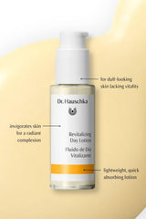 Dr. Hauschka lotion on bathroom counter illustrating morning routine benefit