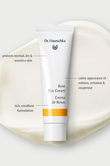 Dr. Hauschka rose petals close-up highlighting soothing botanical benefit