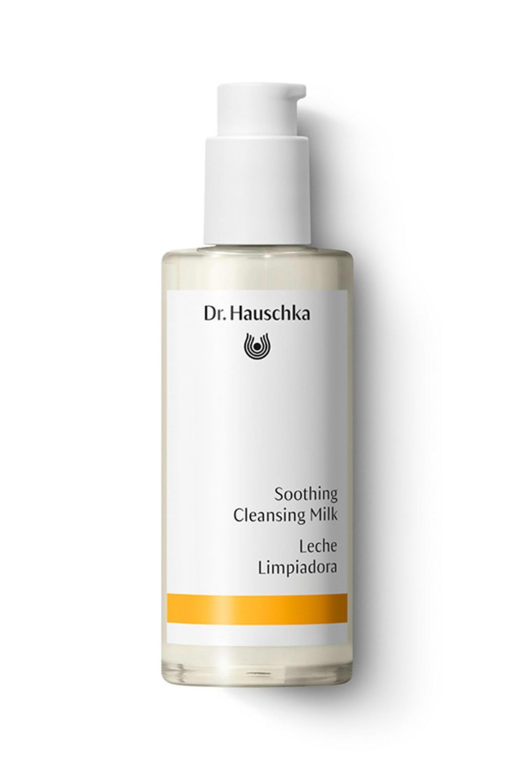 Dr. Hauschka front bottle showing cleanser and calming benefit