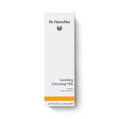 Dr. Hauschka creamy texture dispensed from pump for gentle removal