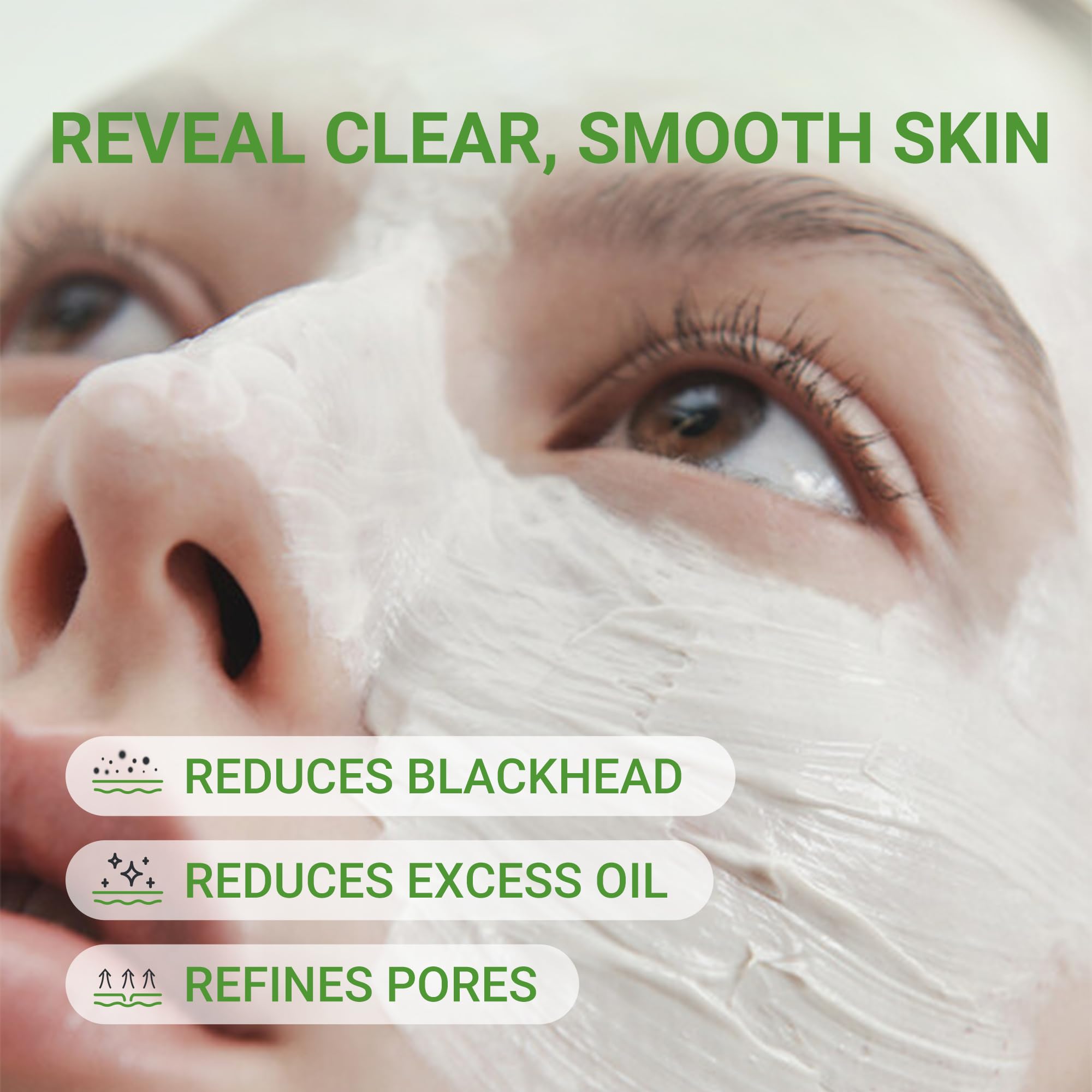 Dr.Leo mask applied to cheek demonstrating smooth, non-drying spread