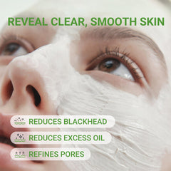 Dr.Leo mask applied to cheek demonstrating smooth, non-drying spread