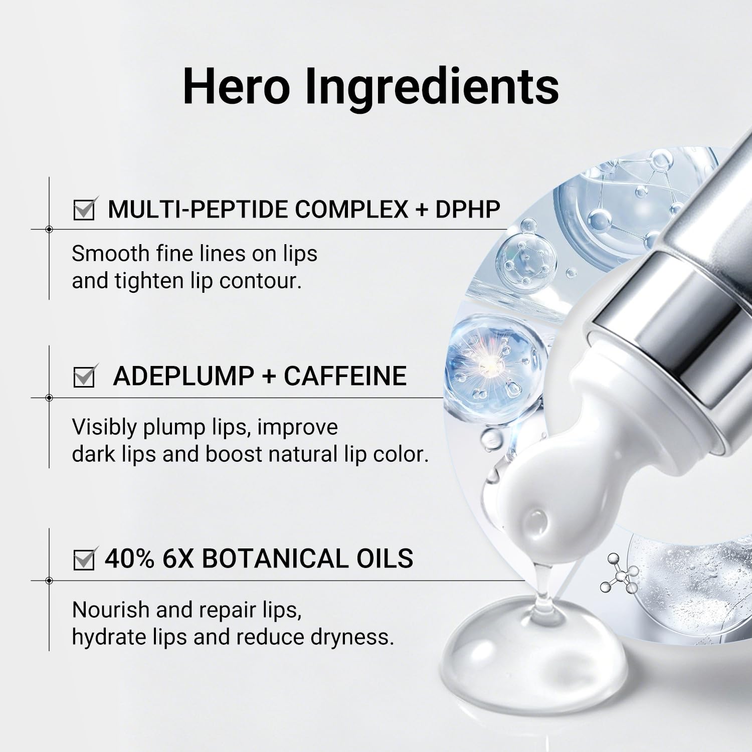 Dr.Leo ceramic applicator close-up delivering precise, hygienic application benefit