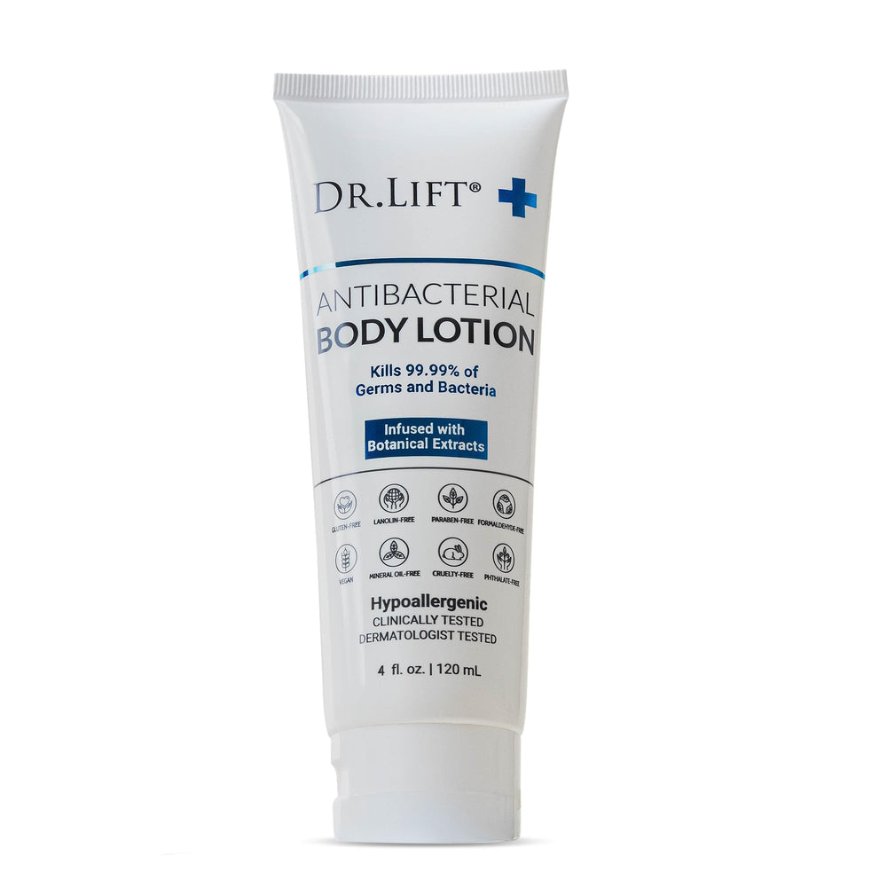 DR. LIFT front bottle showing clean packaging and size, easy grab