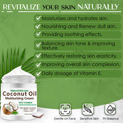 DR MEINAIER jar next to coconut ingredients showing size and natural benefits