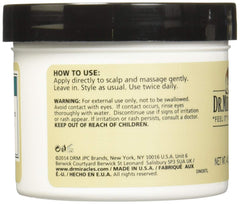 Dr. Miracle's creamy texture close-up showing rich emollients and easy spread for smooth, hydrated hair