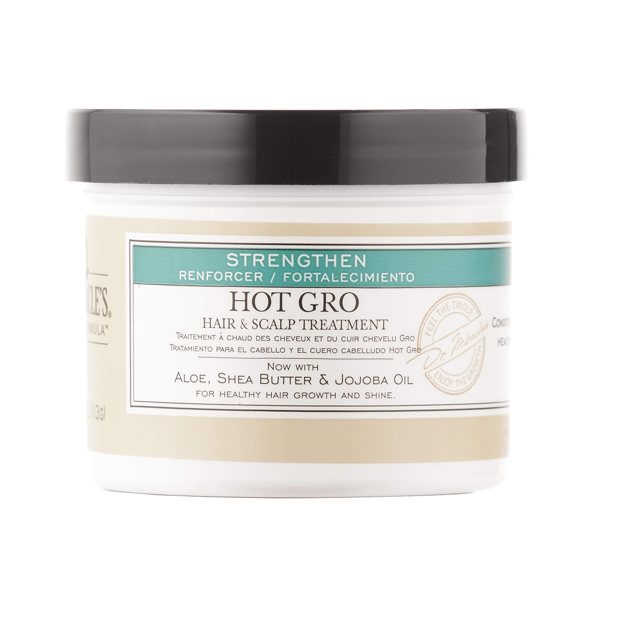 Dr. Miracle's smoothed through lengths illustrating reduced breakage and sheen
