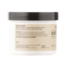 Dr. Miracle's side label close-up highlighting ingredient list and benefits