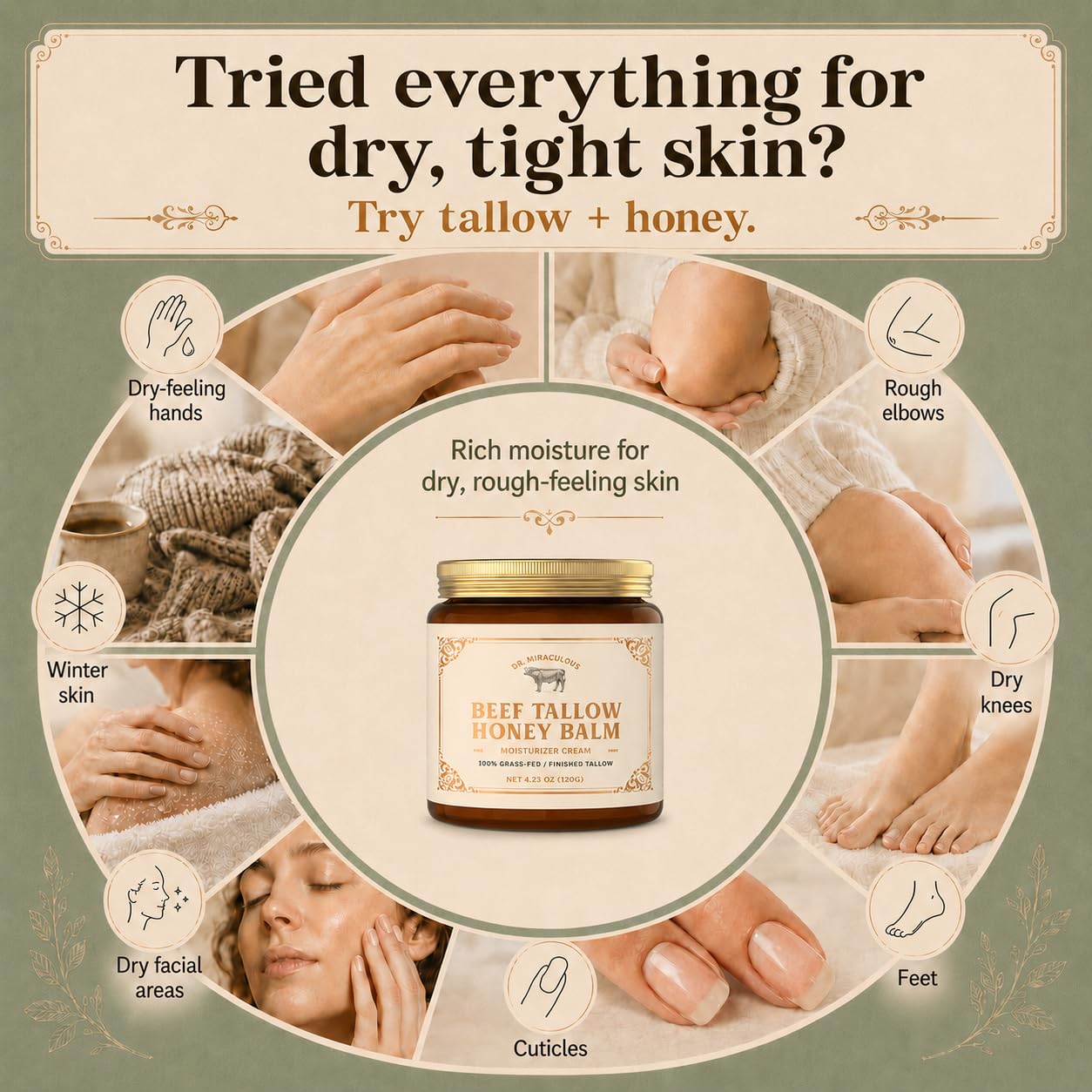 Dr. Miraculous close-up whipped texture demonstrating easy spreadability