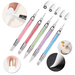 Dr.nail dual-tipped silicone sculpting pens highlighting dotting and shaping