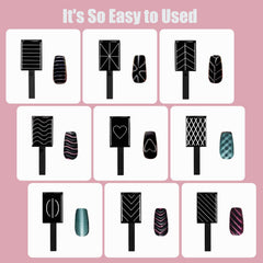 Dr.nail magnets with silicone covers highlighting scratch protection and durability