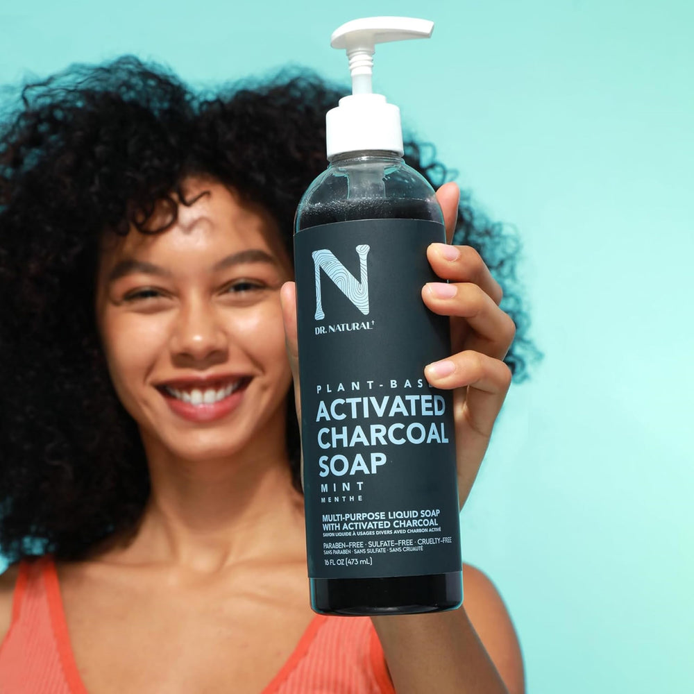 Dr. Natural back label with ingredients list showing transparent formulation benefit