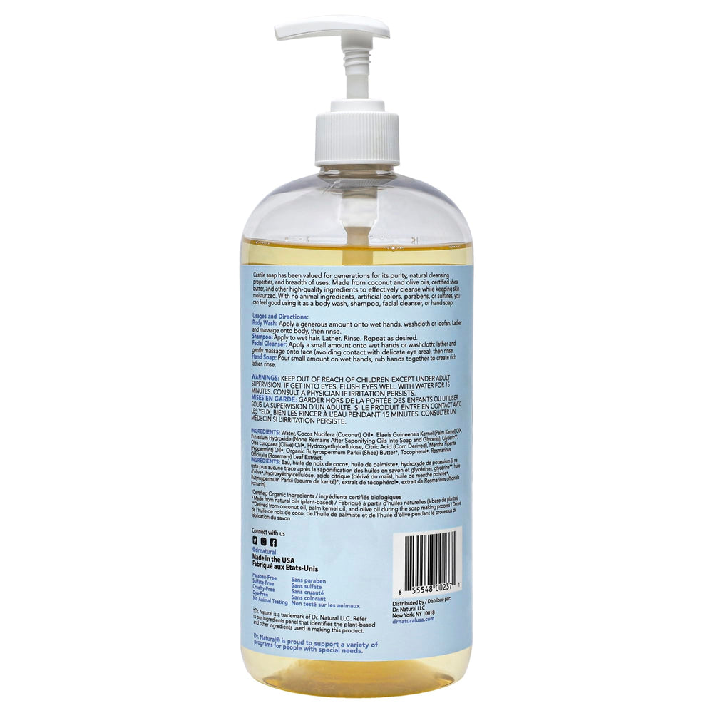 Dr. Natural bottle on bathroom shelf in lifestyle setting showing natural routine benefit
