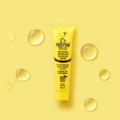 Dr. PAWPAW ORIGINAL BALM ingredients label showing pawpaw aloe olive oil transparency