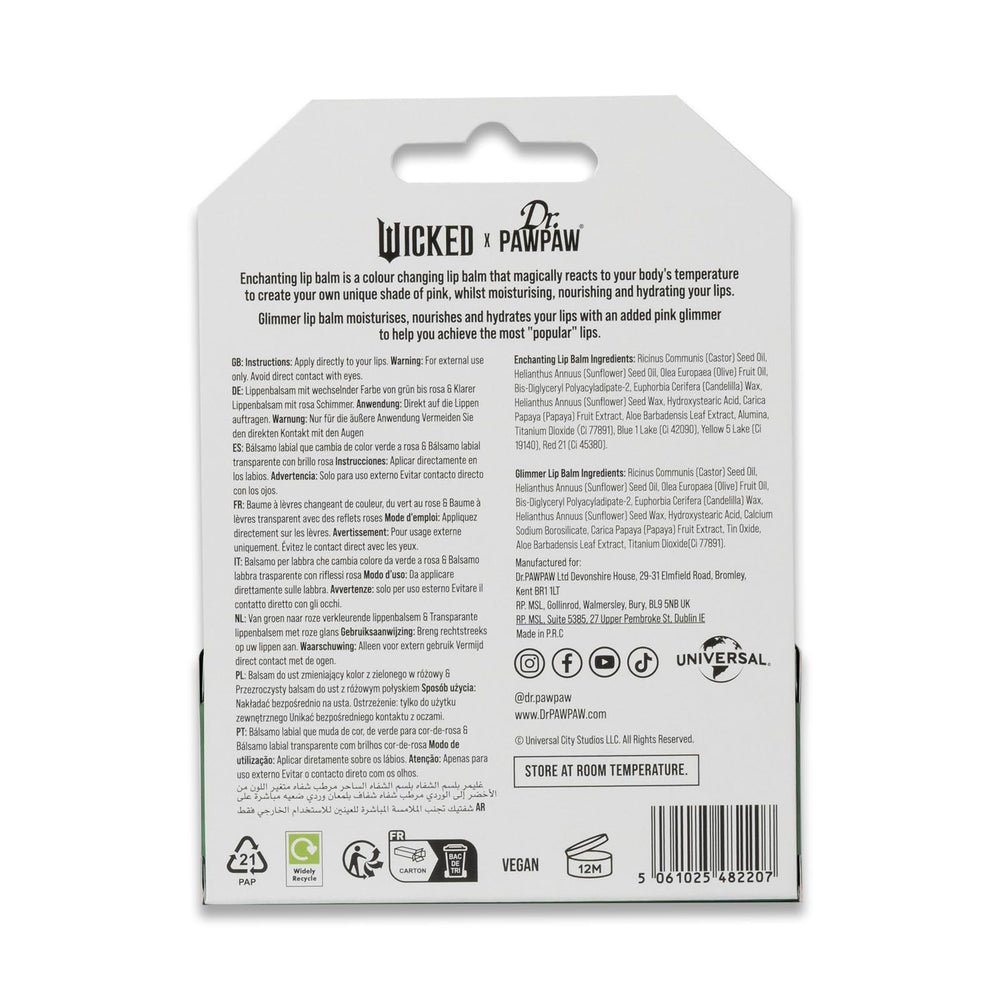 Dr. PawPaw duo label and ingredients view showing transparency and vegan benefit