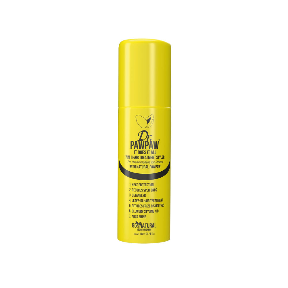 Dr. PAWPAW front spray bottle showing packaging and size benefit