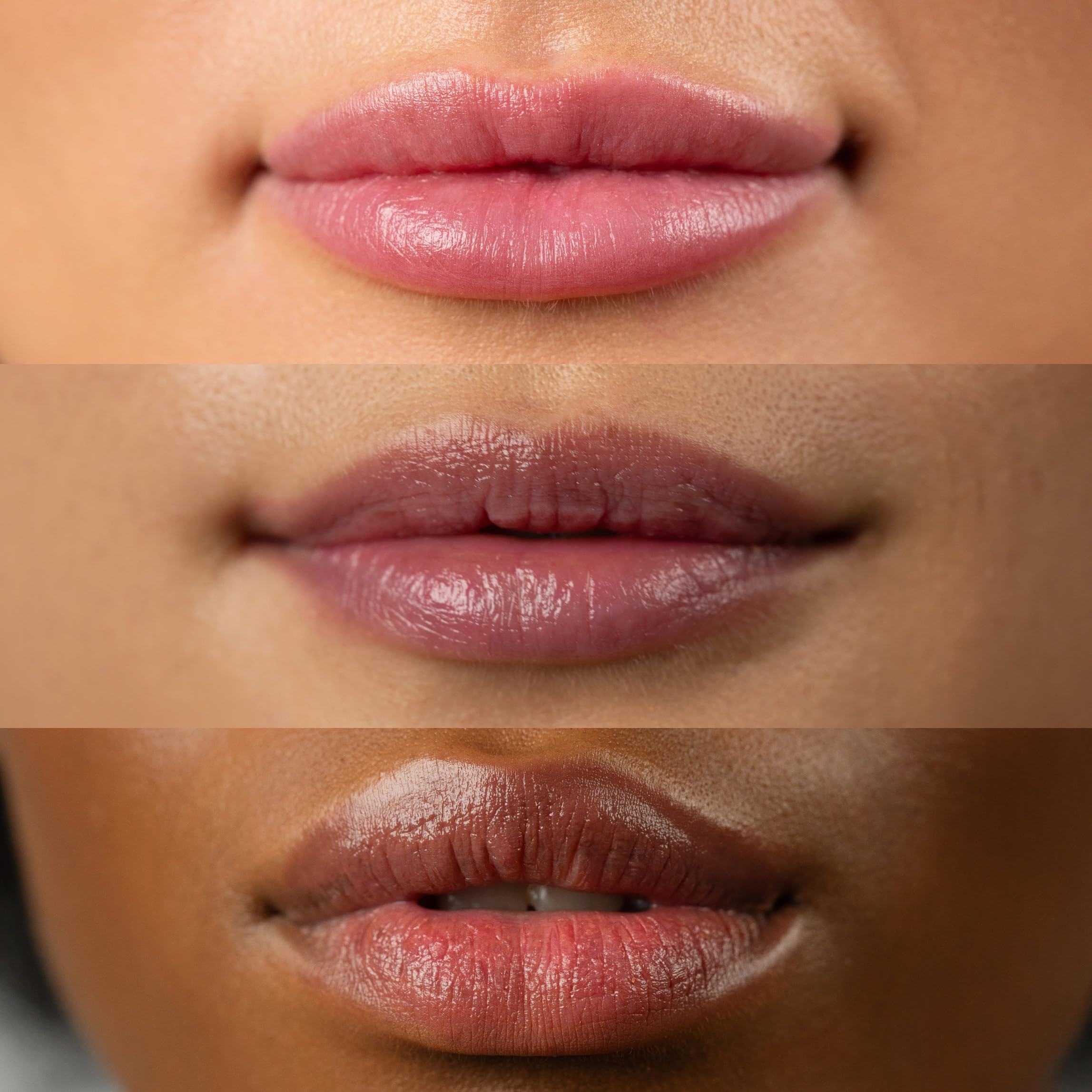 Dr. PawPaw applied on lips outdoors showing wearable color and natural enhancement benefit