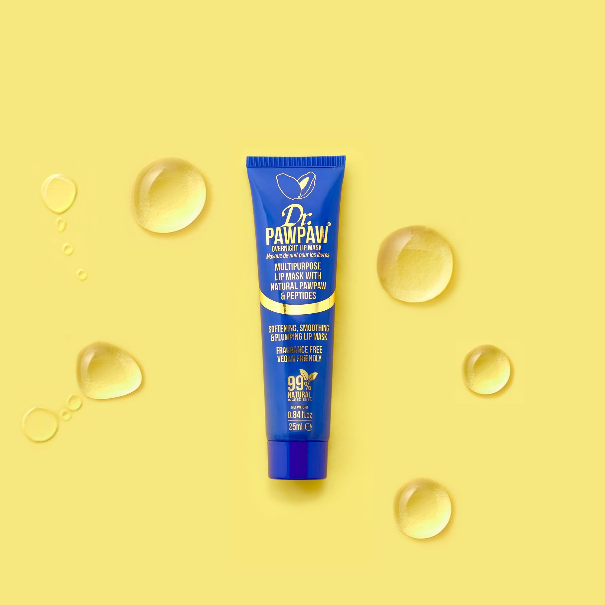 Dr. PAWPAW ORIGINAL BALM open texture close-up highlighting smooth moisturizing finish